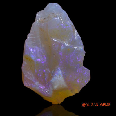 Natural Untreated Fire Opal Loose Gemstone Fancy Rough From Australia 5.00 Cts 15x10x6 mm R-500
