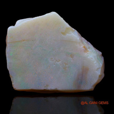 69.00 Cts Natural Australian Fire Opal Loose Gemstone Fancy Rough 36x32x9 mm R-501