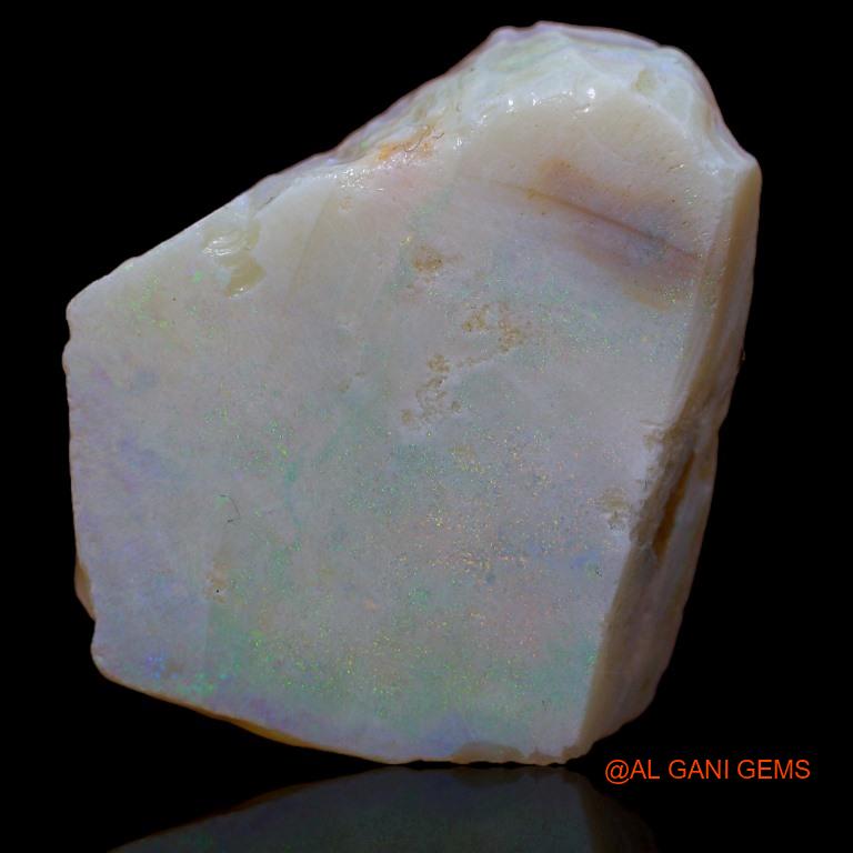 69.00 Cts Natural Australian Fire Opal Loose Gemstone Fancy Rough 36x32x9 mm R-501