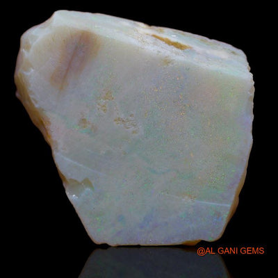 69.00 Cts Natural Australian Fire Opal Loose Gemstone Fancy Rough 36x32x9 mm R-501