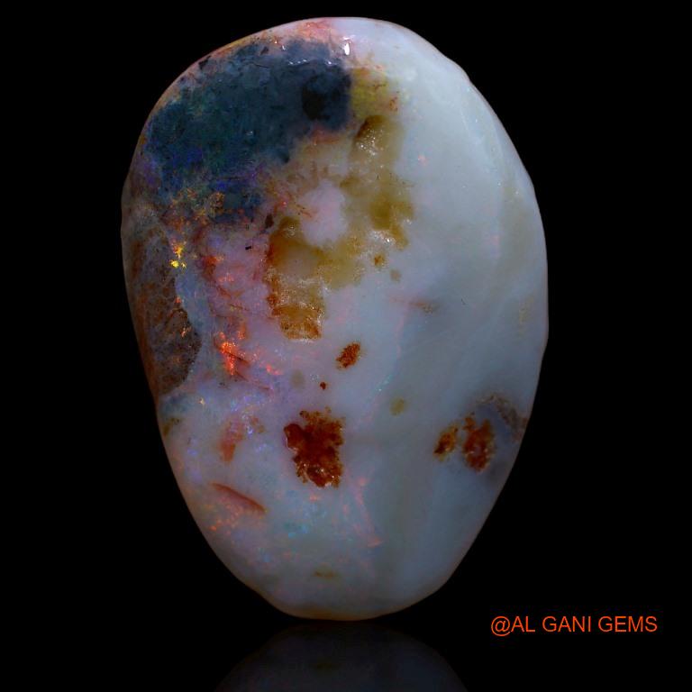 44.00 Cts Unheated Australian Fire Opal Loose Gemstone Fancy Rough Natural 34x24x9 mm R-508