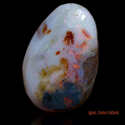 44.00 Cts Unheated Australian Fire Opal Loose Gemstone Fancy Rough Natural 34x24x9 mm R-508