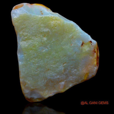 56.00 Cts Natural Australian Fire Opal Loose Gemstone Fancy Rough 32x27x11 mm R-509