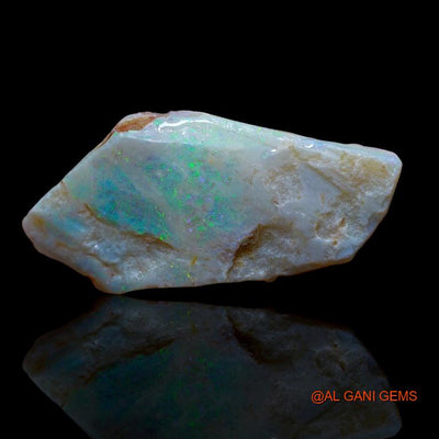 Natural Untreated Fire Opal Loose Gemstone Fancy Rough From Australia 34.00 Cts 45x21x6 mm R-511