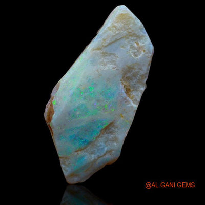 Natural Untreated Fire Opal Loose Gemstone Fancy Rough From Australia 34.00 Cts 45x21x6 mm R-511