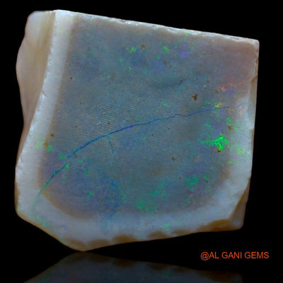 Natural Fire Opal Gemstone 39.00 Cts Loose Fancy Rough From Australia 23x23x9 mm R-512