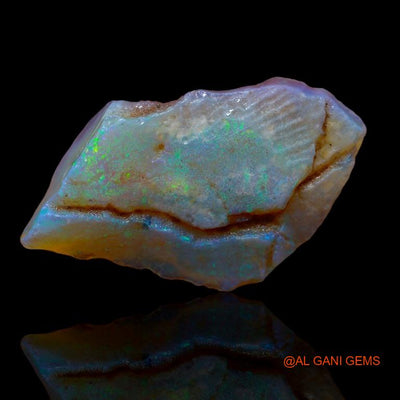 22.00 Cts Natural Australian Fire Opal Fancy Rough Loose Gemstone For Jewelry 35x20x7 mm R-513