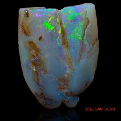25.00 Cts Natural Australian Fire Opal Loose Gemstone Fancy Rough 24x19x9 mm R-515