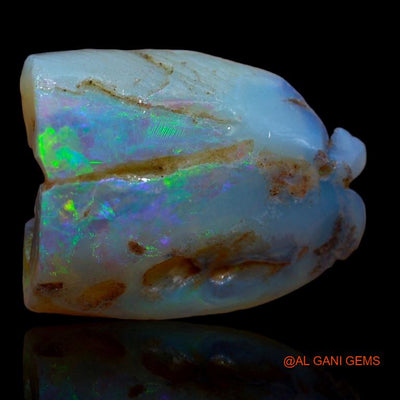 25.00 Cts Natural Australian Fire Opal Loose Gemstone Fancy Rough 24x19x9 mm R-515