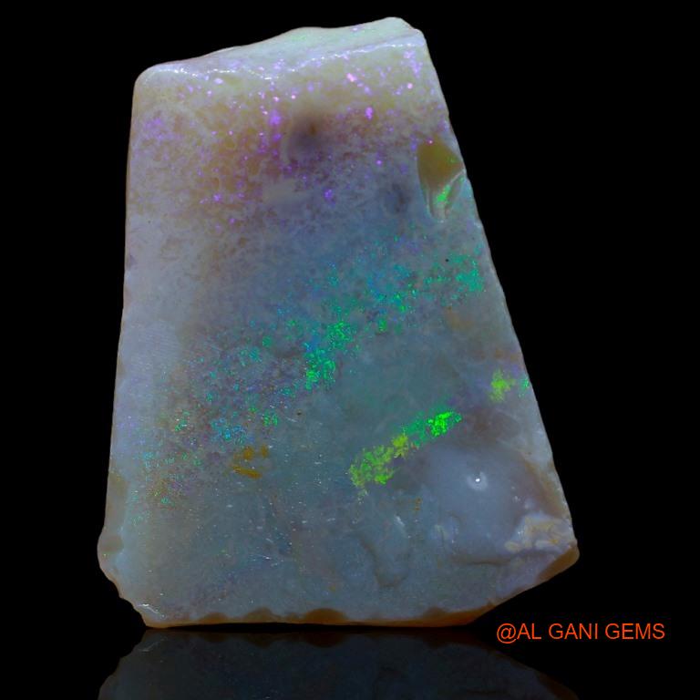 37.00 Cts Unheated Australian Fire Opal Loose Gemstone Fancy Rough Natural 33x24x5 mm R-516