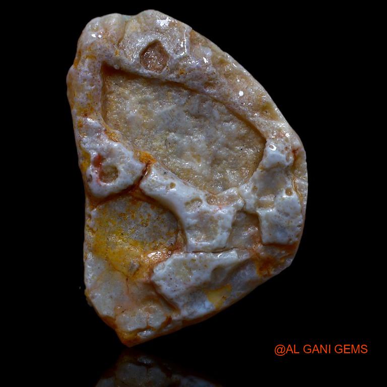 10.00 Cts Unheated Australian Fire Opal Loose Gemstone Fancy Rough Natural 27x19x4 mm R-518