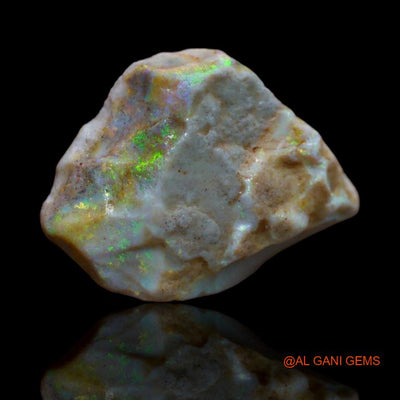 8.80 Cts Natural Australian Fire Opal Loose Gemstone Fancy Rough 18x16x5 mm R-51