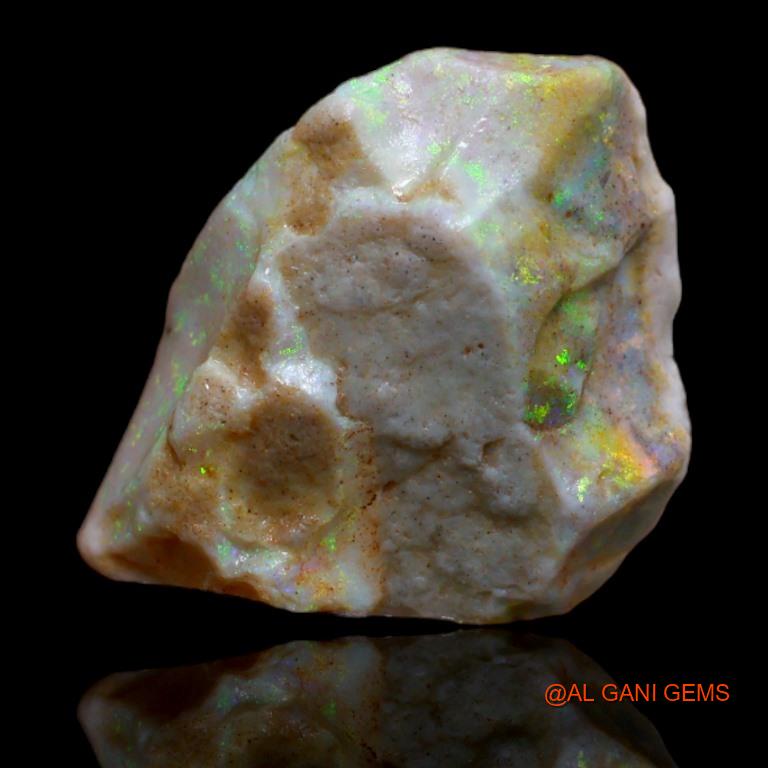 8.80 Cts Natural Australian Fire Opal Loose Gemstone Fancy Rough 18x16x5 mm R-51