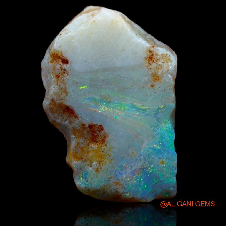 16.00 Cts Natural Australian Fire Opal Loose Gemstone Fancy Rough 25x17x6 mm R-524