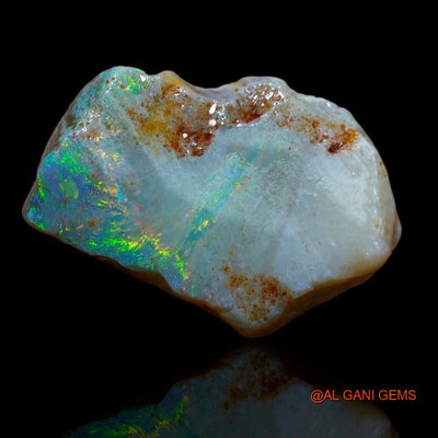 16.00 Cts Natural Australian Fire Opal Loose Gemstone Fancy Rough 25x17x6 mm R-524