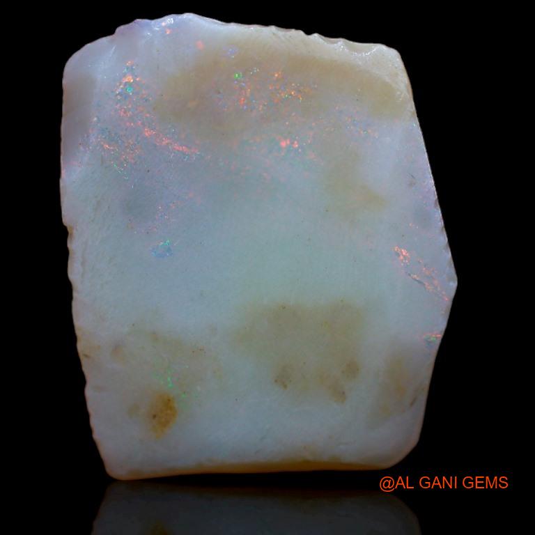 Natural Untreated Fire Opal Loose Gemstone Fancy Rough From Australia 25.00 Cts 24x19x10 mm R-530