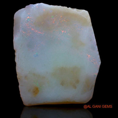 Natural Untreated Fire Opal Loose Gemstone Fancy Rough From Australia 25.00 Cts 24x19x10 mm R-530
