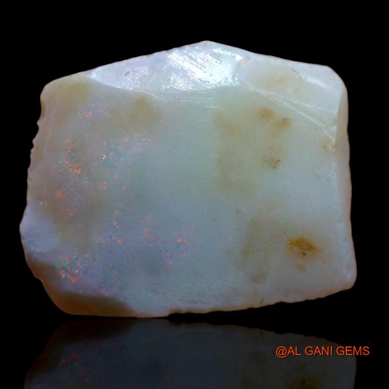 Natural Untreated Fire Opal Loose Gemstone Fancy Rough From Australia 25.00 Cts 24x19x10 mm R-530