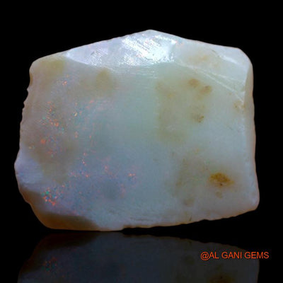 Natural Untreated Fire Opal Loose Gemstone Fancy Rough From Australia 25.00 Cts 24x19x10 mm R-530