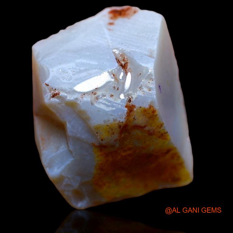 Natural Untreated Fire Opal Loose Gemstone Fancy Rough From Australia 25.00 Cts 24x19x10 mm R-530