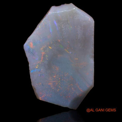 Natural Untreated Fire Opal Loose Gemstone Fancy Rough From Australia 11.00 Cts 22x18x3 mm R-534