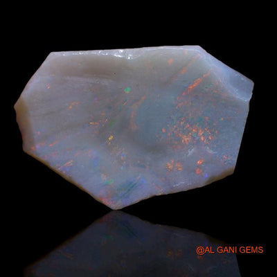Natural Untreated Fire Opal Loose Gemstone Fancy Rough From Australia 11.00 Cts 22x18x3 mm R-534