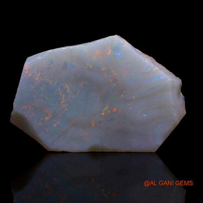 Natural Untreated Fire Opal Loose Gemstone Fancy Rough From Australia 11.00 Cts 22x18x3 mm R-534