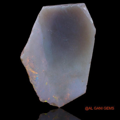 Natural Untreated Fire Opal Loose Gemstone Fancy Rough From Australia 11.00 Cts 22x18x3 mm R-534