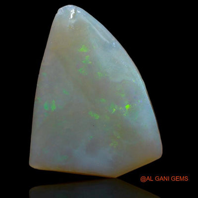 Natural Fire Opal Gemstone 11.00 Cts Loose Fancy Rough From Australia 26x20x4 mm R-535