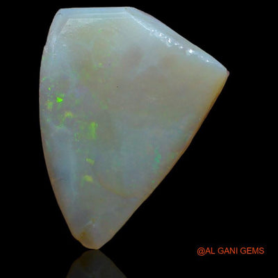 Natural Fire Opal Gemstone 11.00 Cts Loose Fancy Rough From Australia 26x20x4 mm R-535