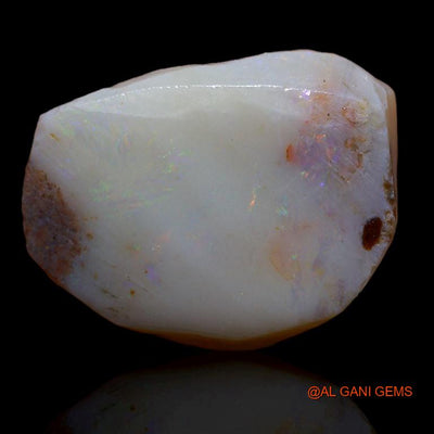 39.00 Cts Natural Australian Fire Opal Loose Gemstone Fancy Rough 25x19x11 mm R-536