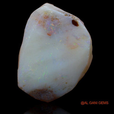 39.00 Cts Natural Australian Fire Opal Loose Gemstone Fancy Rough 25x19x11 mm R-536