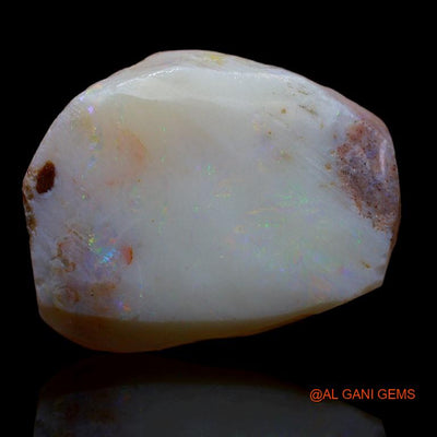 39.00 Cts Natural Australian Fire Opal Loose Gemstone Fancy Rough 25x19x11 mm R-536
