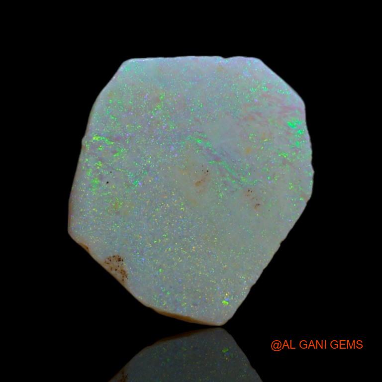 Natural Untreated Fire Opal Loose Gemstone Fancy Rough From Australia 4.80 Cts 17x14x2 mm R-53