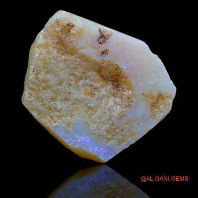 Natural Untreated Fire Opal Loose Gemstone Fancy Rough From Australia 4.80 Cts 17x14x2 mm R-53