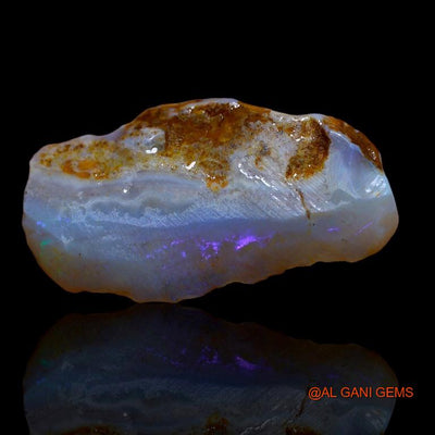 11.00 Cts Natural Australian Fire Opal Loose Gemstone Fancy Rough 29x16x4 mm R-547