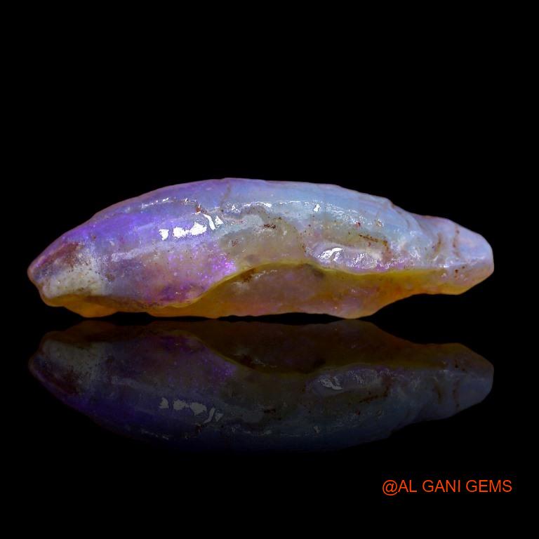 21.00 Cts Natural Australian Fire Opal Loose Gemstone Fancy Rough 39x10x8 mm R-548