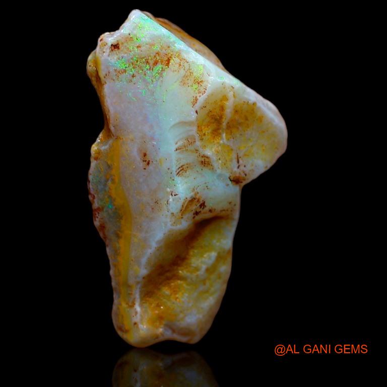 16.00 Cts Unheated Australian Fire Opal Loose Gemstone Fancy Rough Natural 27x17x9 mm R-549