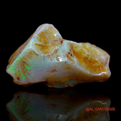 16.00 Cts Unheated Australian Fire Opal Loose Gemstone Fancy Rough Natural 27x17x9 mm R-549