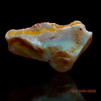 16.00 Cts Unheated Australian Fire Opal Loose Gemstone Fancy Rough Natural 27x17x9 mm R-549