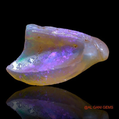 9.00 Cts Natural Australian Fire Opal Fancy Rough Loose Gemstone For Jewelry 24x15x6 mm R-550