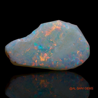 6.00 Cts Natural Australian Fire Opal Loose Gemstone Fancy Rough 26x15x3 mm R-551