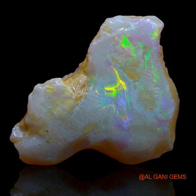 6.00 Cts Natural Australian Fire Opal Loose Gemstone Fancy Rough 19x17x4 mm R-556