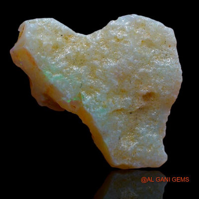 6.00 Cts Natural Australian Fire Opal Loose Gemstone Fancy Rough 19x17x4 mm R-556