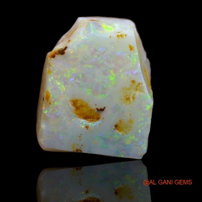 6.10 Cts Natural Australian Fire Opal Loose Gemstone Fancy Rough 13x11x7 mm R-55
