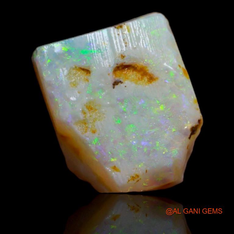 6.10 Cts Natural Australian Fire Opal Loose Gemstone Fancy Rough 13x11x7 mm R-55