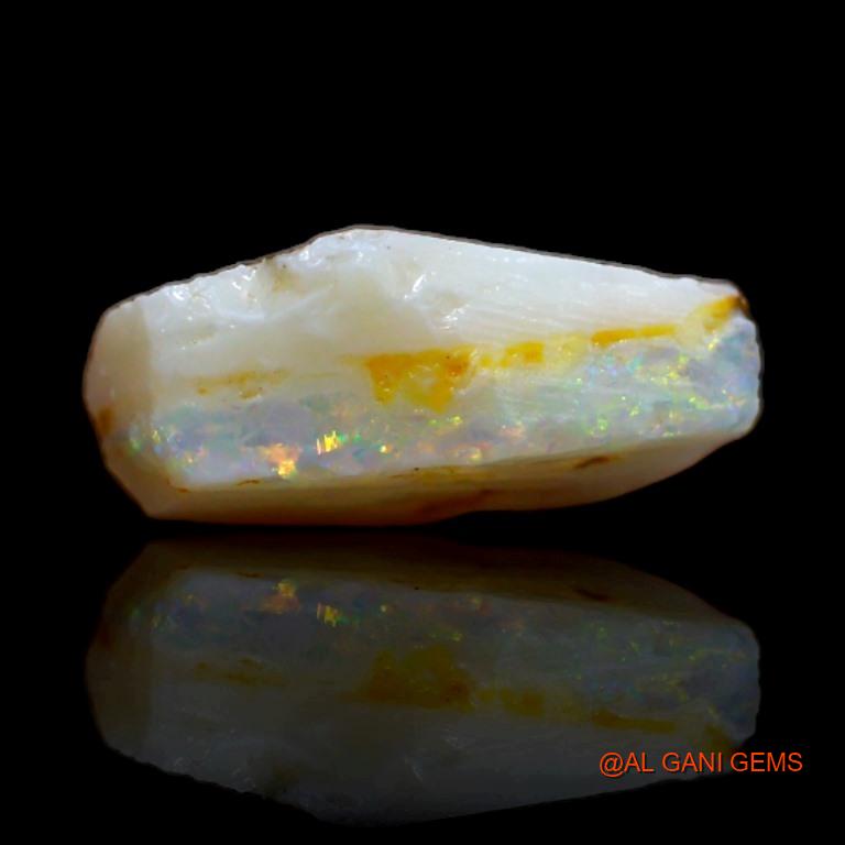 6.10 Cts Natural Australian Fire Opal Loose Gemstone Fancy Rough 13x11x7 mm R-55