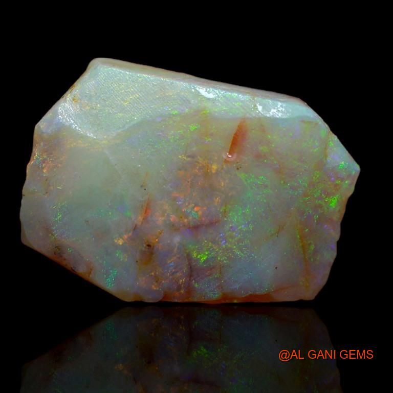 10.00 Cts Natural Australian Fire Opal Fancy Rough Loose Gemstone For Jewelry 18x13x6 mm R-563