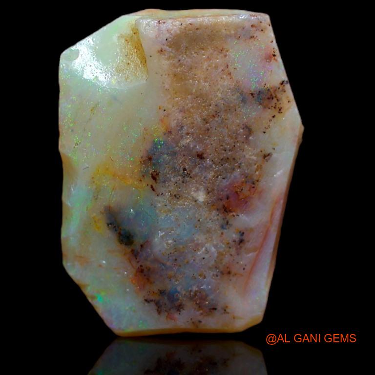 10.00 Cts Natural Australian Fire Opal Fancy Rough Loose Gemstone For Jewelry 18x13x6 mm R-563