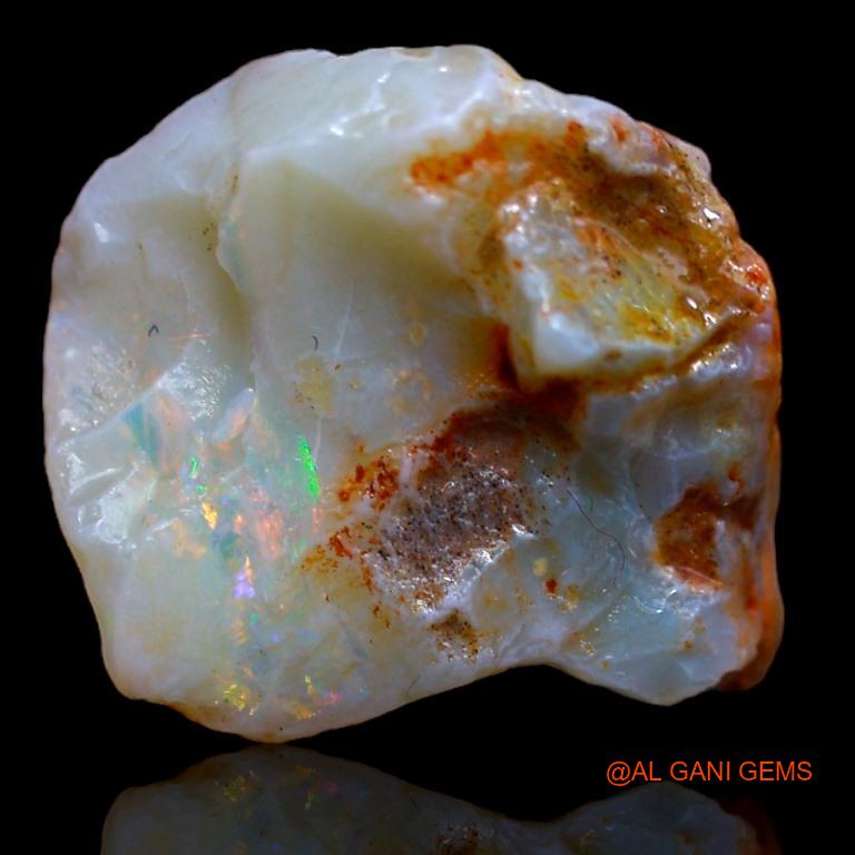 12.00 Cts Natural Australian Fire Opal Loose Gemstone Fancy Rough 16x16x11 mm R-576